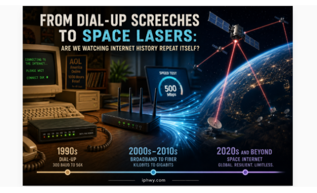 From Acoustic Coupler Screeches to Space Lasers… Are We Watching Internet History Repeat Itself?