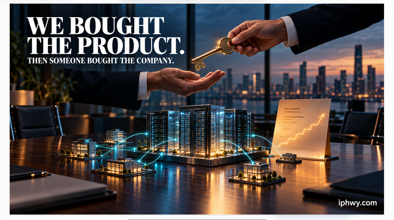 We Bought the Product..Then Someone Bought the Company.